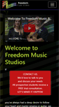 Mobile Screenshot of freedommusicstudios.com